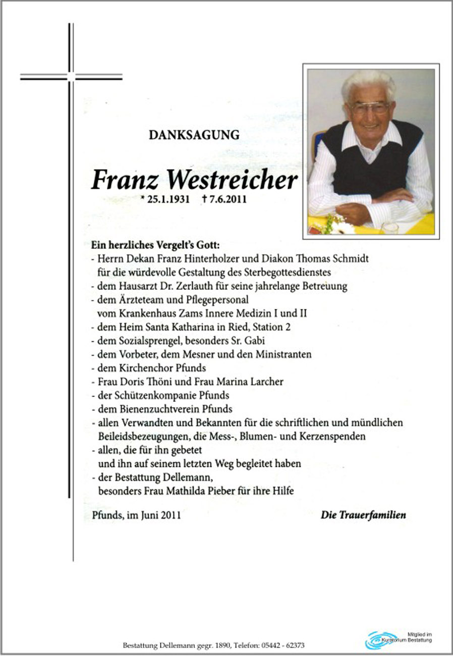   Franz Westreicher
