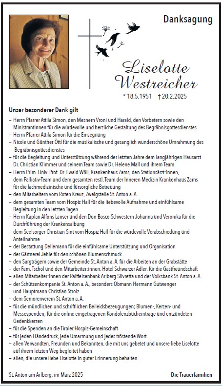 Liselotte Westreicher 