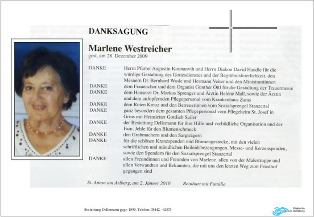   Marlene Westreicher