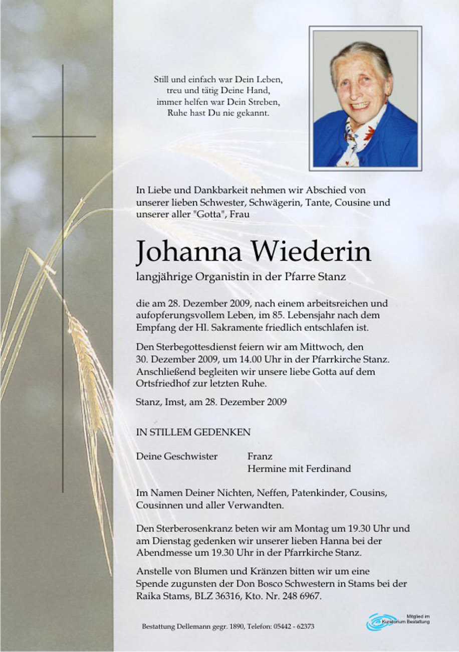   Johanna Wiederin