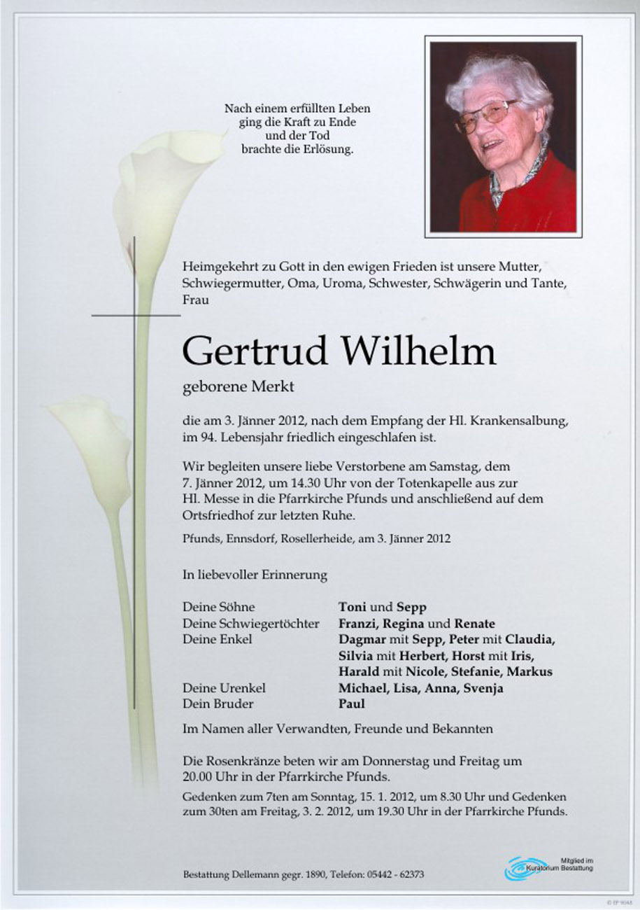   Gertrud Wilhelm