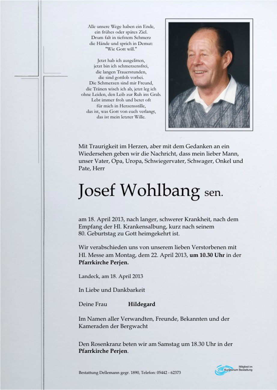 Sepp Wohlbang sen. 