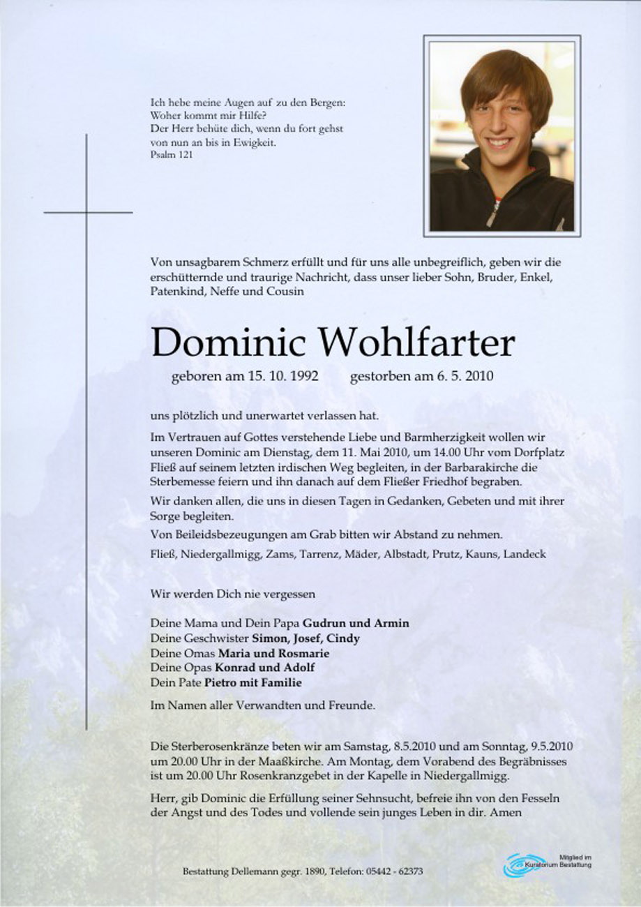   Dominic Wohlfarter