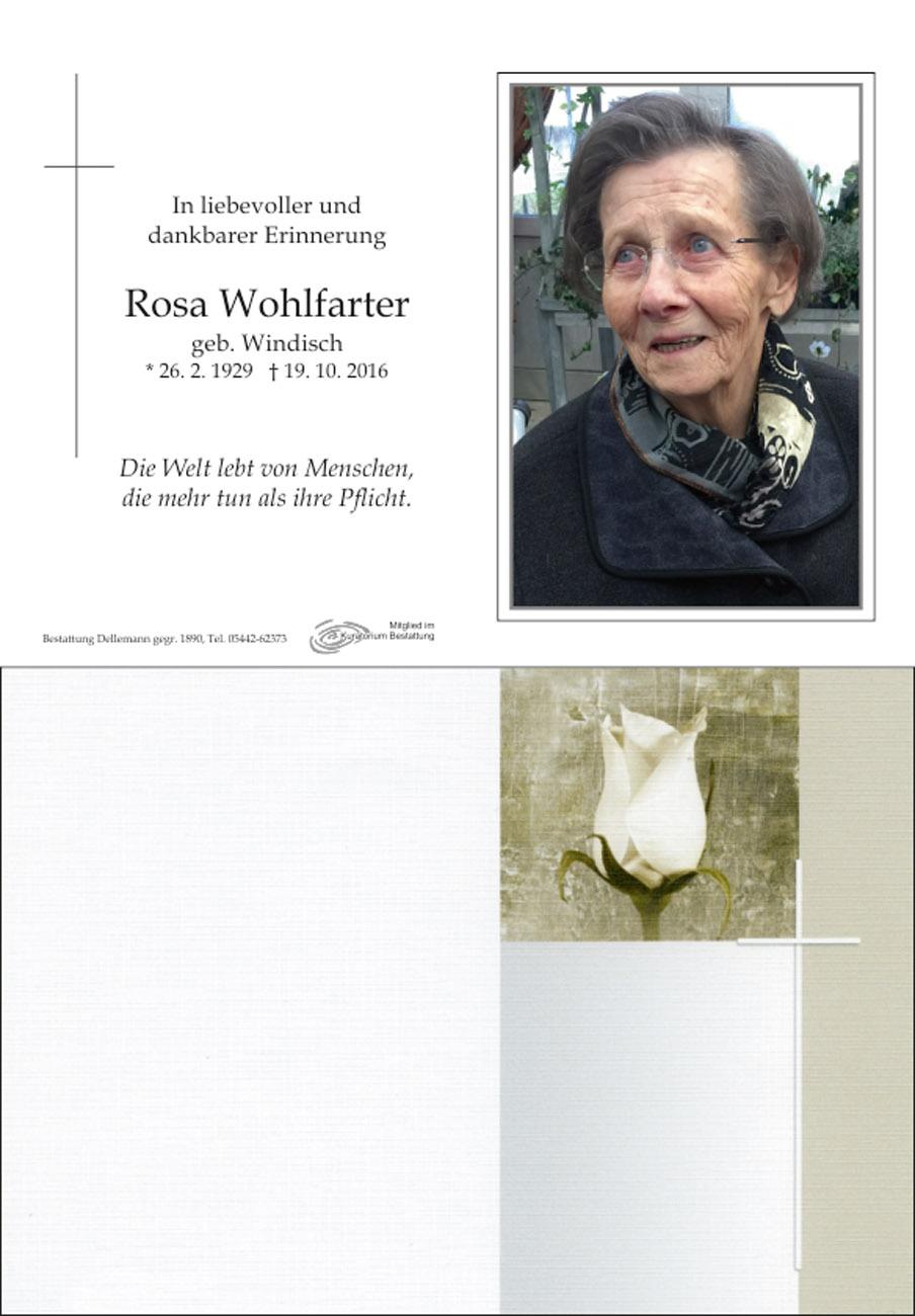 Rosa Wohlfarter 
