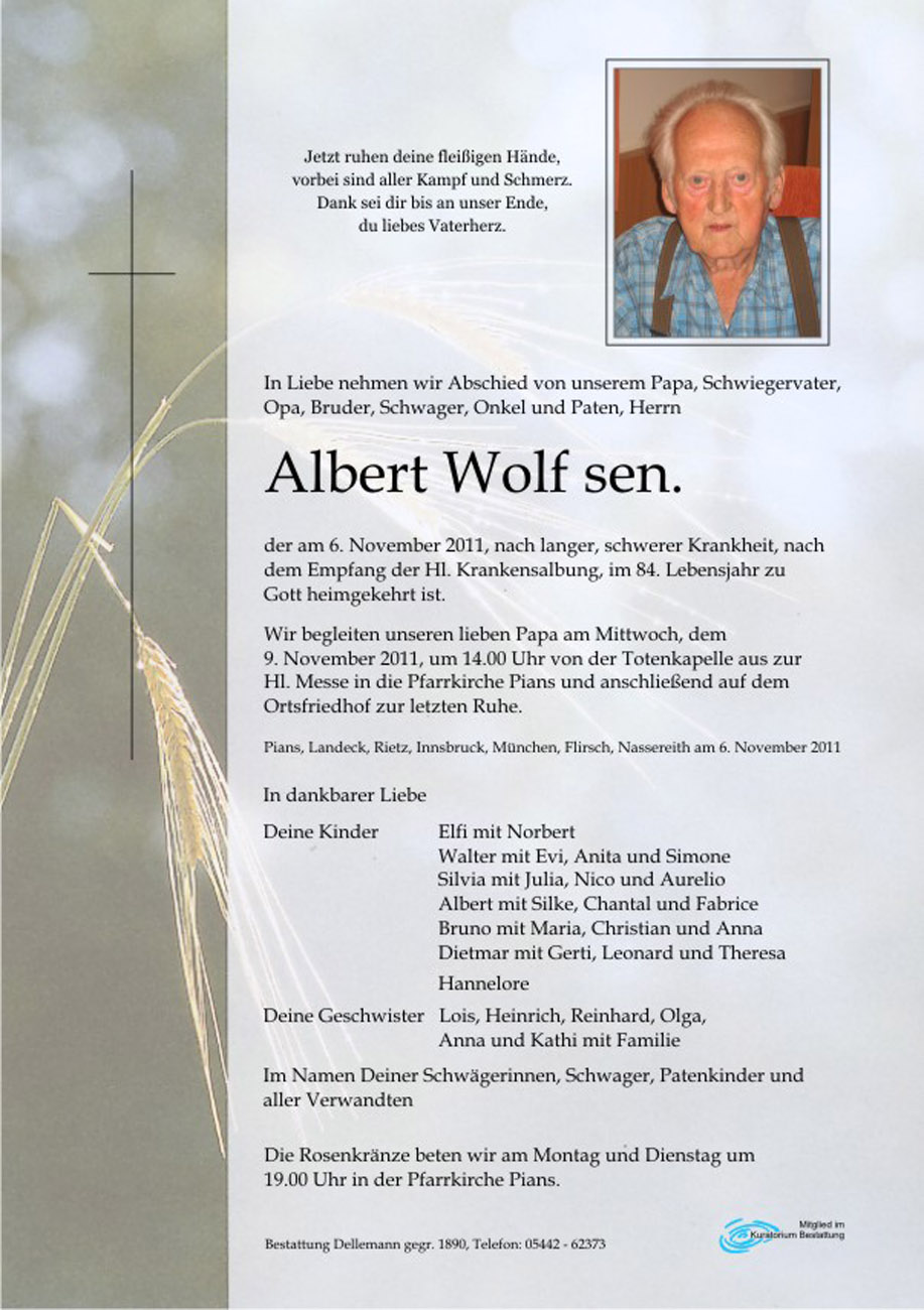   Albert Wolf sen.