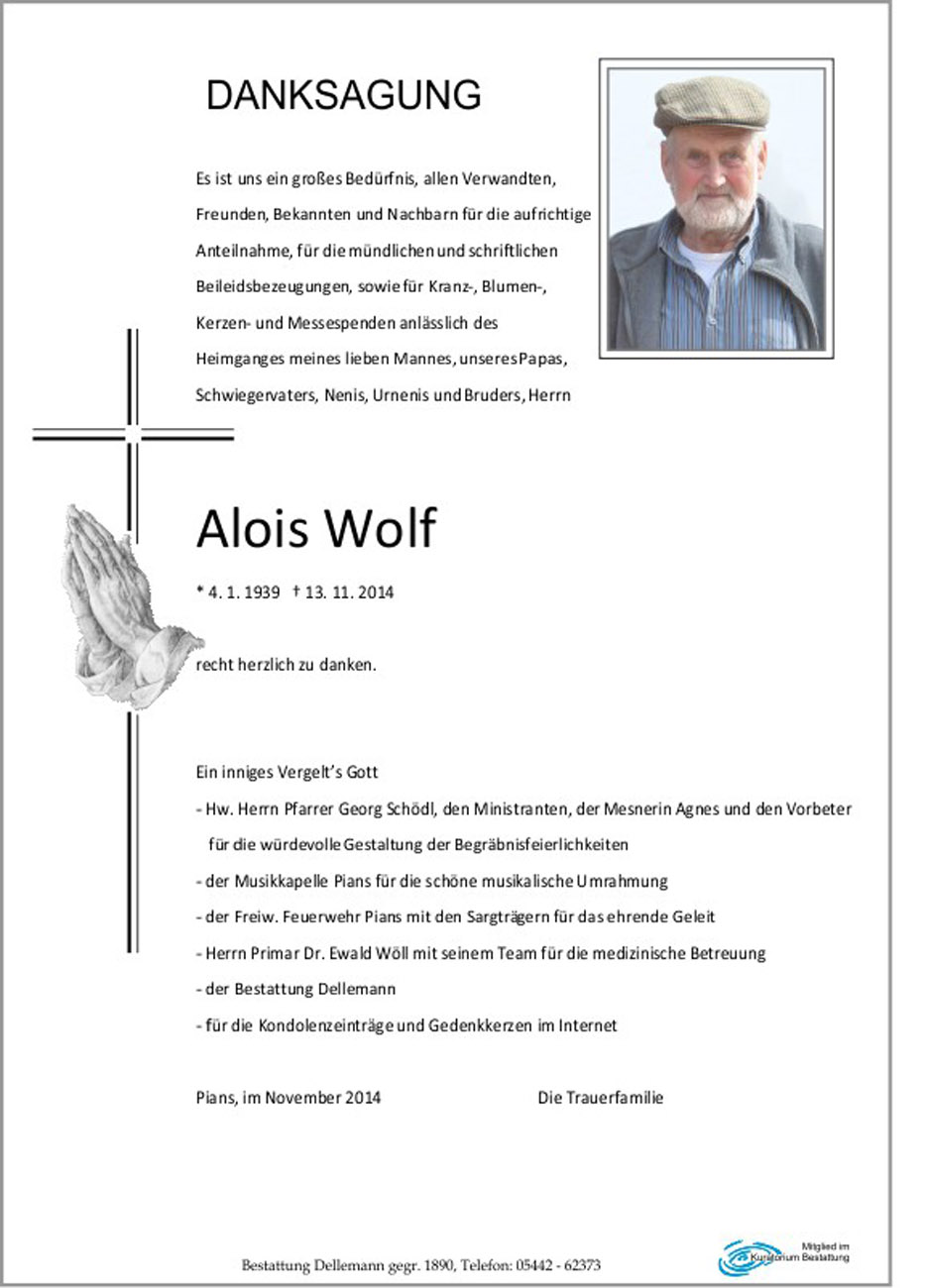Alois Wolf 