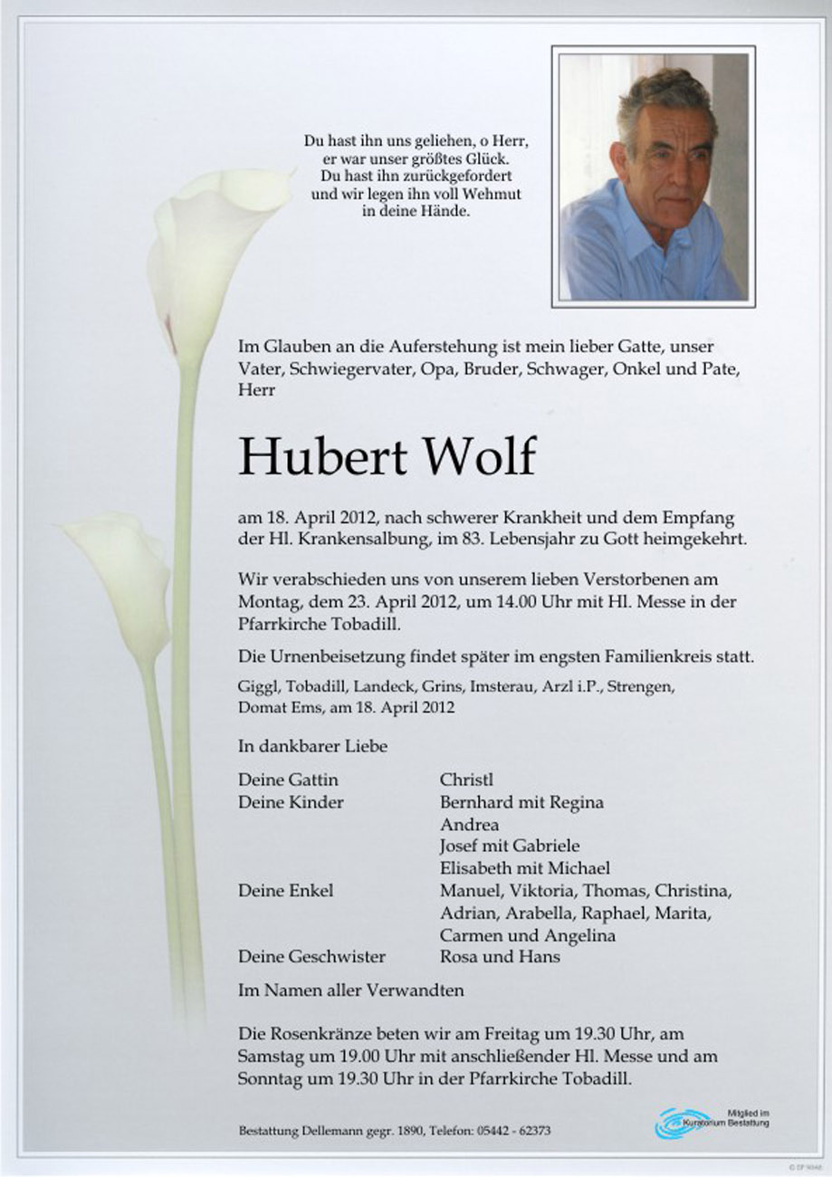   Hubert Wolf