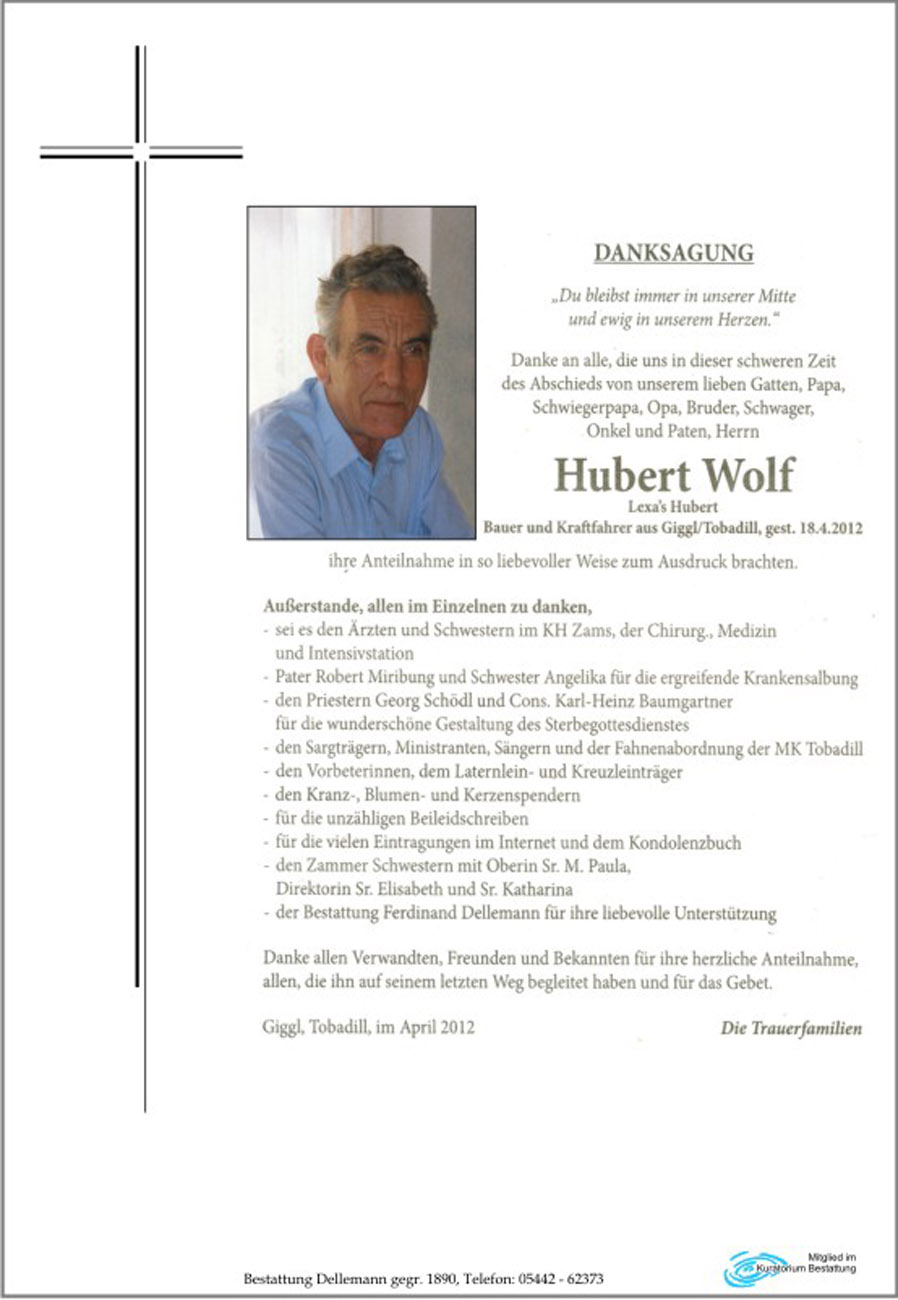   Hubert Wolf