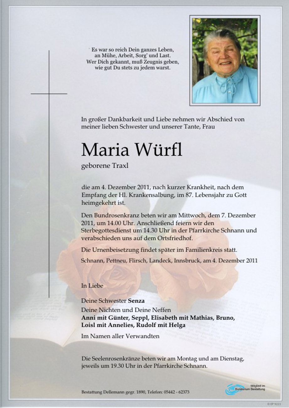   Maria Würfl