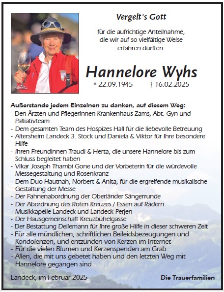 Hannelore Wyhs 