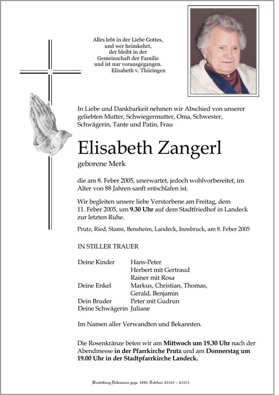 Elisabeth Zangerl 