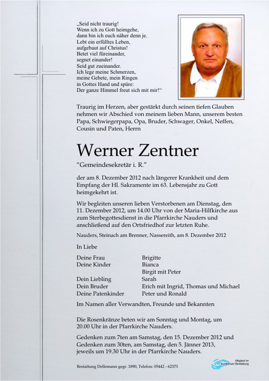   Werner Zentner