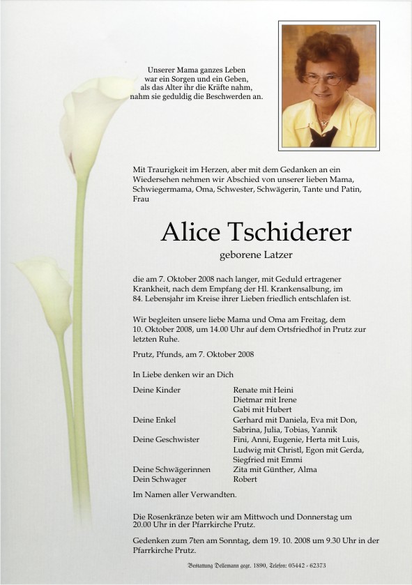    Alice Tschiderer
