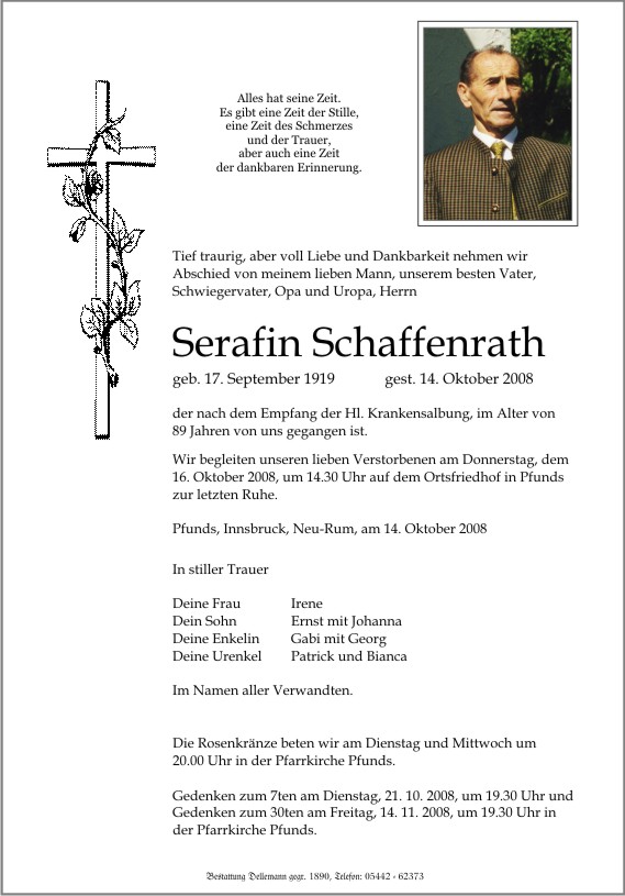    Serafin Schaffenrath