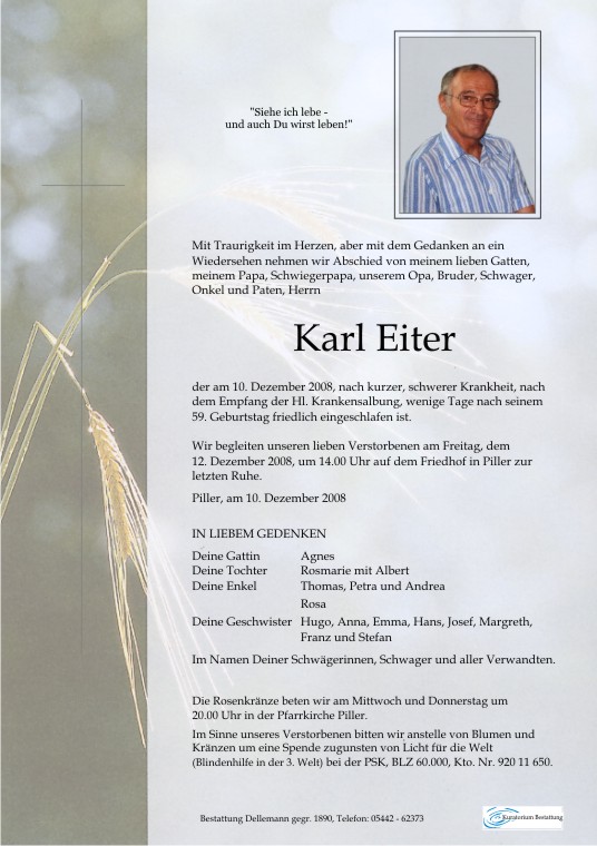    Karl Eiter