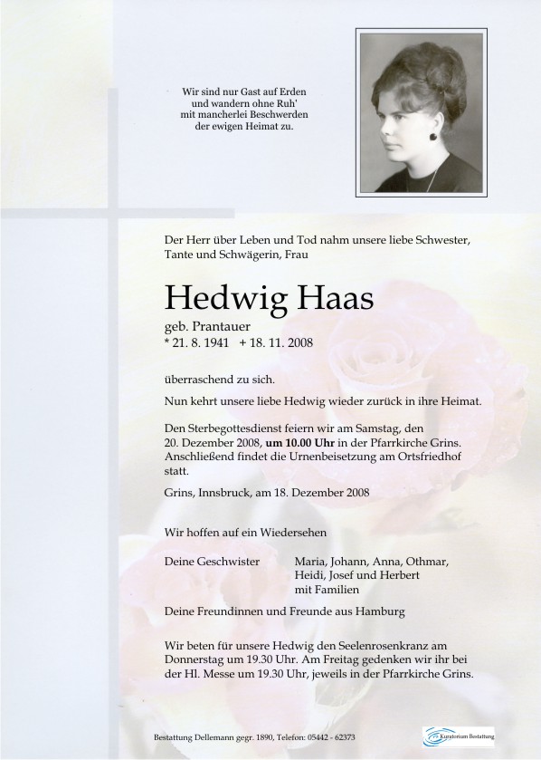    Hedwig Haas