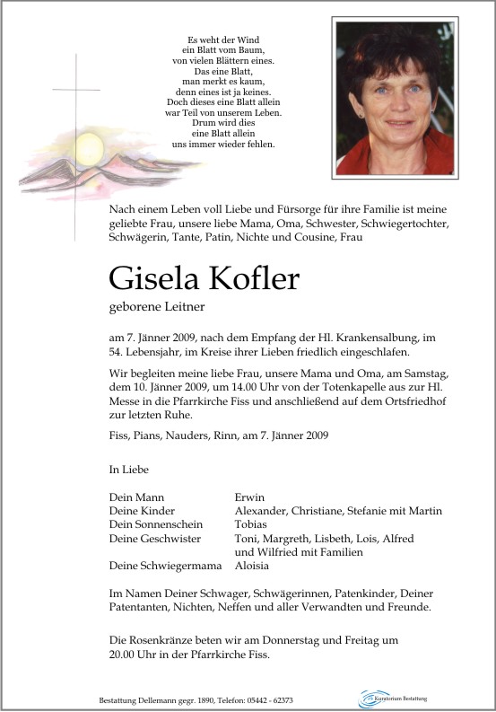    Gisela Kofler