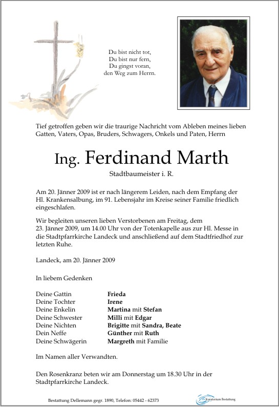   Ing. Ferdinand Marth