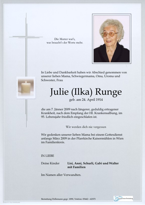    Julie (Ilka) Runge