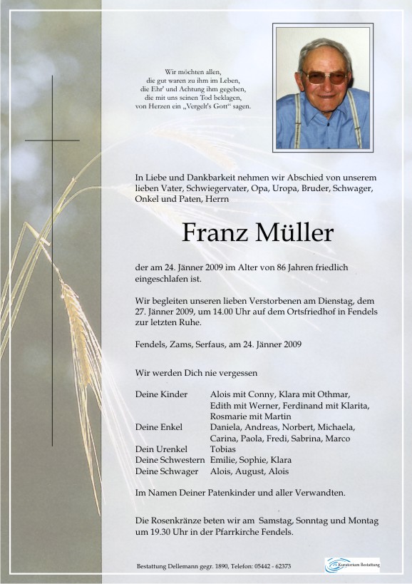    Franz Müller