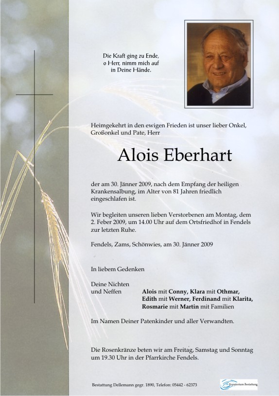    Alois Eberhart