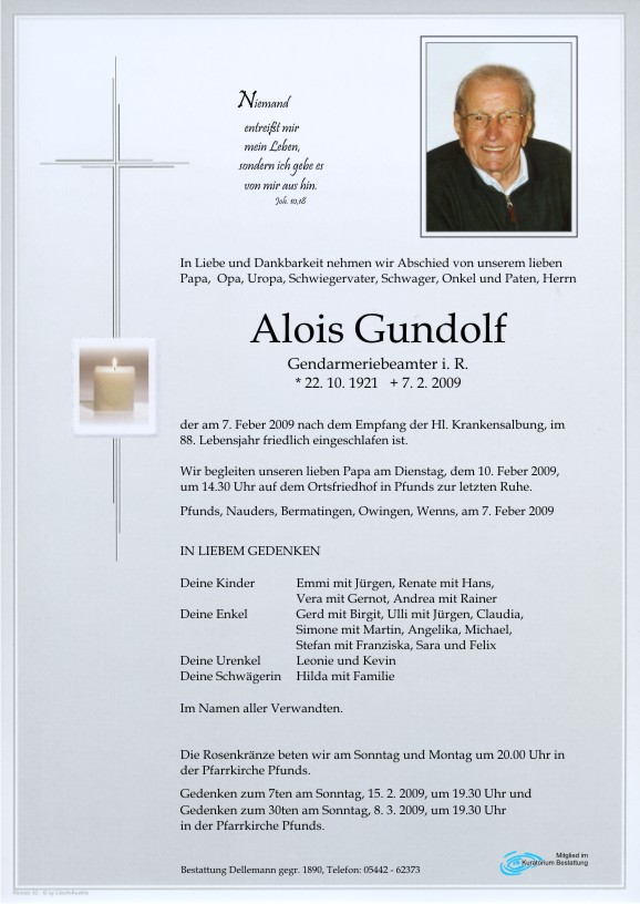    Alois Gundolf