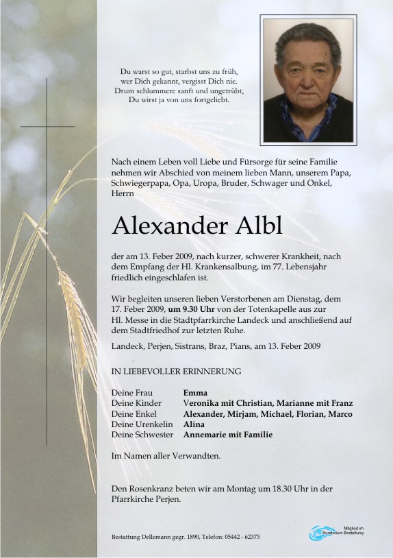    Alexander Albl