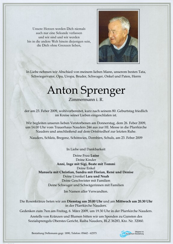   Anton Sprenger