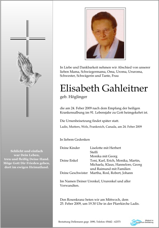    Elisabeth Gahleitner