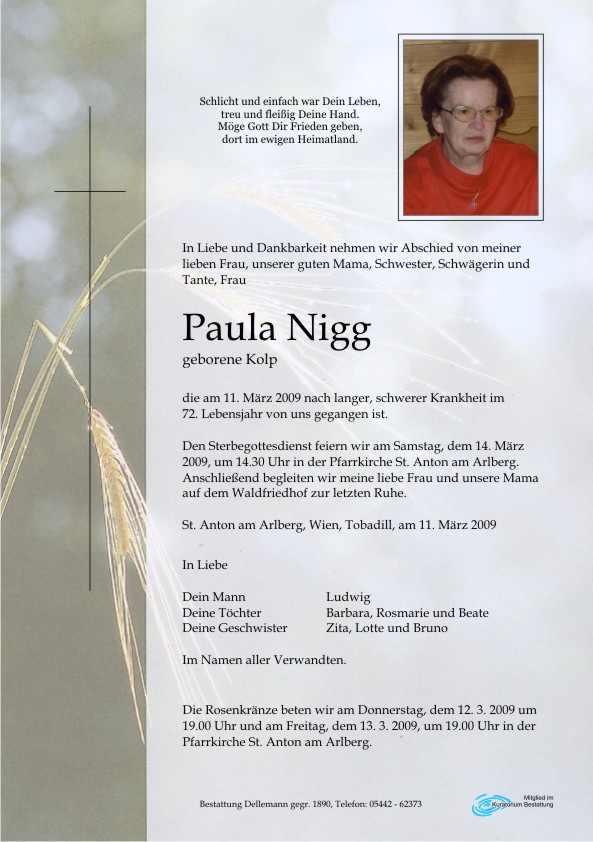    Paula Nigg