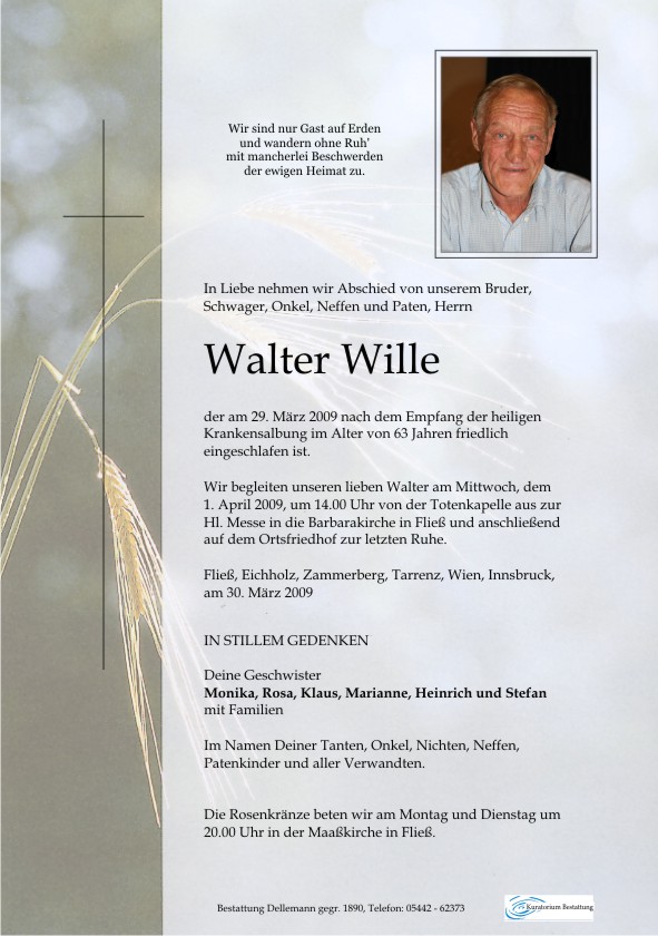    Walter Wille