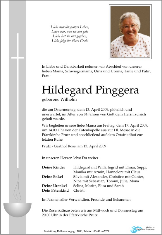    Hildegard Pinggera