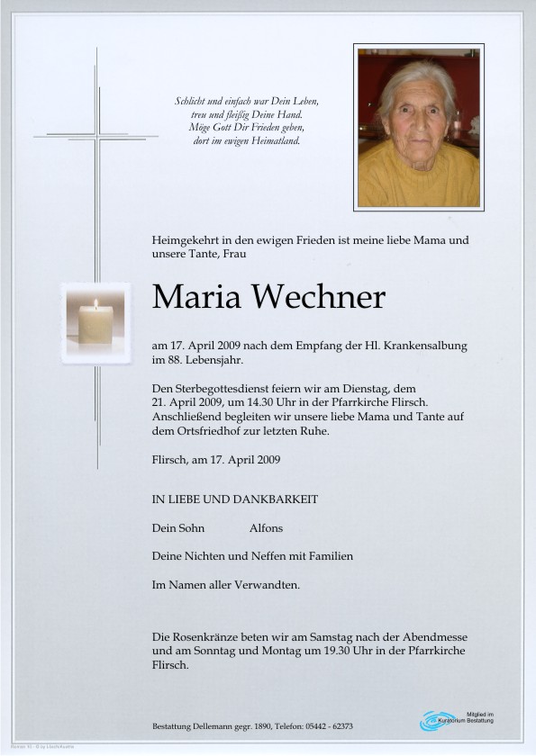    Maria Wechner