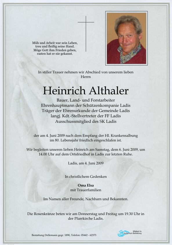    Heinrich Althaler