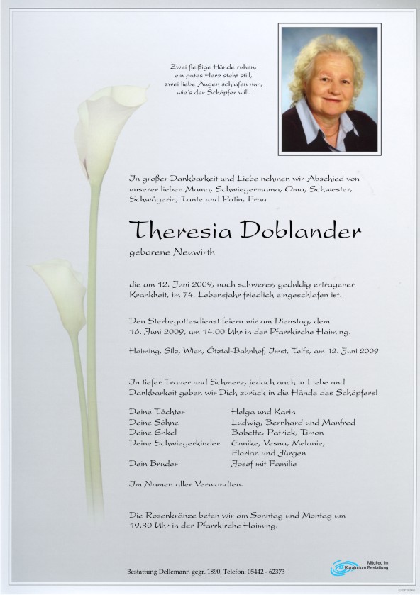    Theresia Doblander