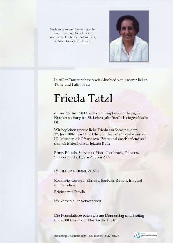    Frieda Tatzl