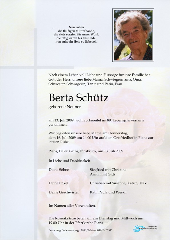    Berta Schütz