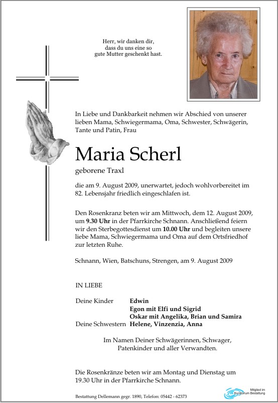    Maria Scherl